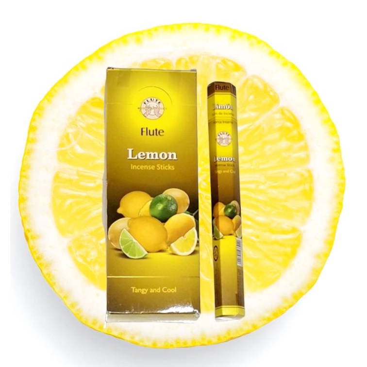 Flute Lemon Incense 20 Sticks helps reduce anxiety and depression