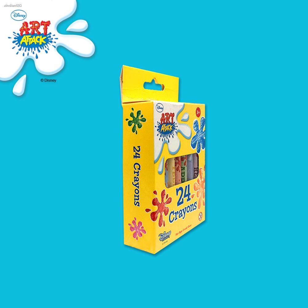 Disney Art Attack Crayons (24 Colors) Shopee Philippines
