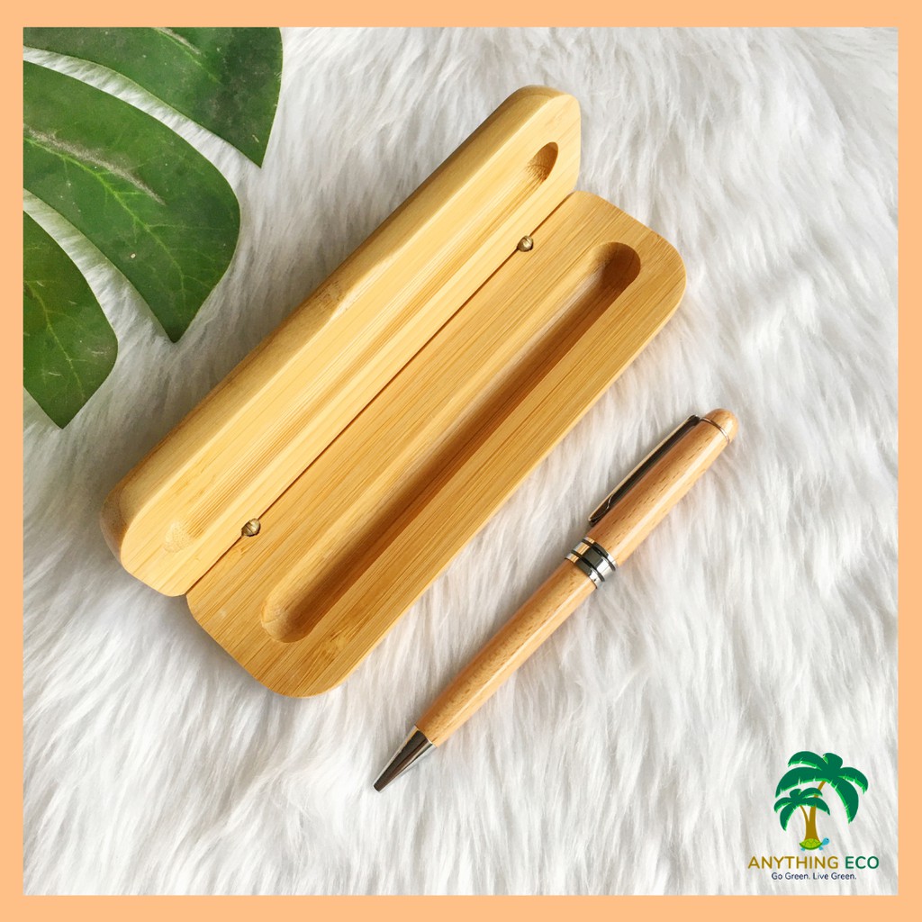 Personalized Bamboo PEN / BALLPEN with Wooden Case (Souvenir WEDDING