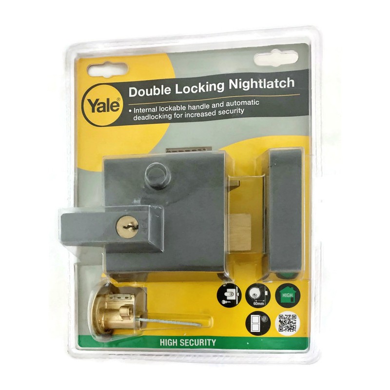 Yale High Security Double Locking Nightlatch P1DMGPB60 Shopee