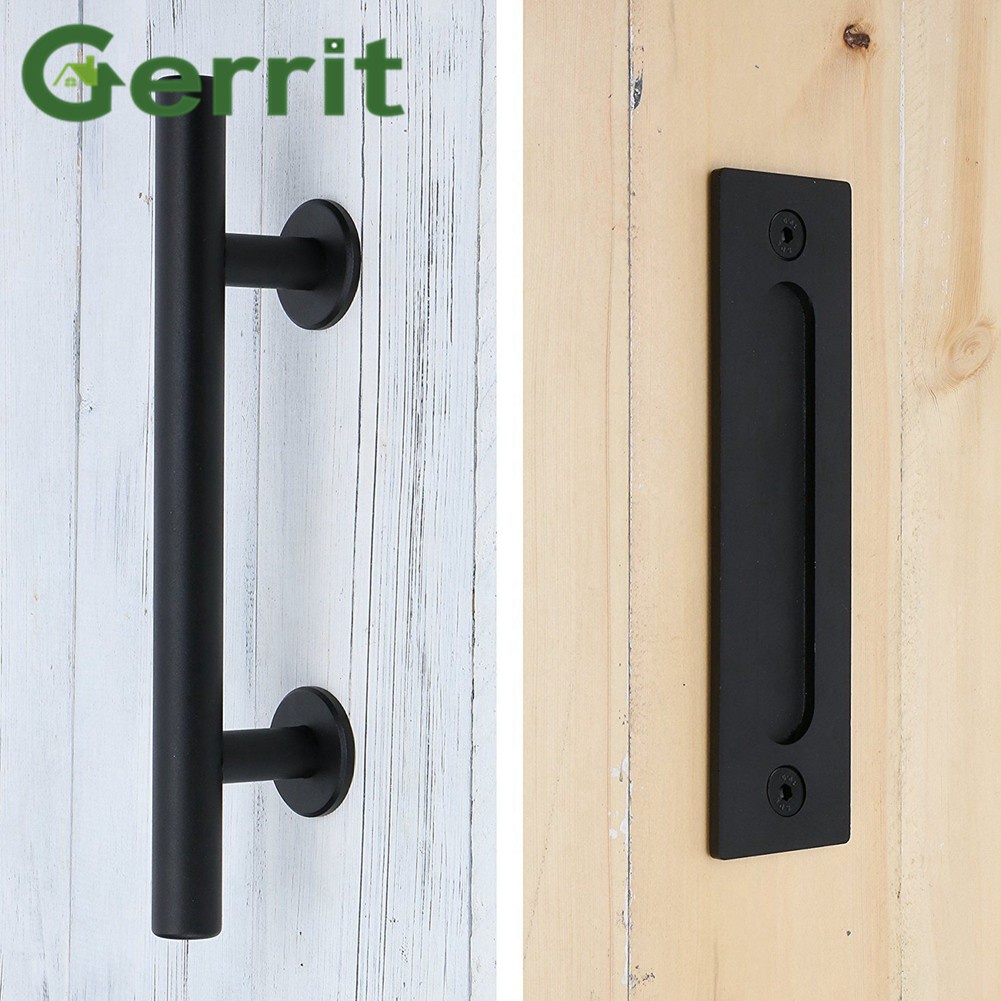 Solid Sliding Barn Door Pull Handle Wood Door Handle Black Door Handles
