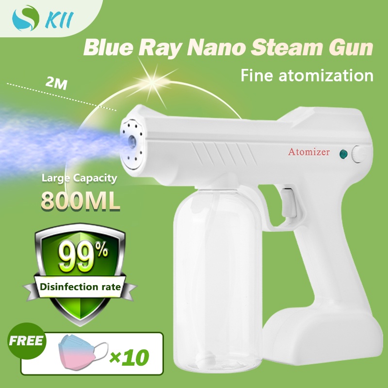 Spot segundo KII Blue Nano Atomizers Fog Machine Disinfectant Portable