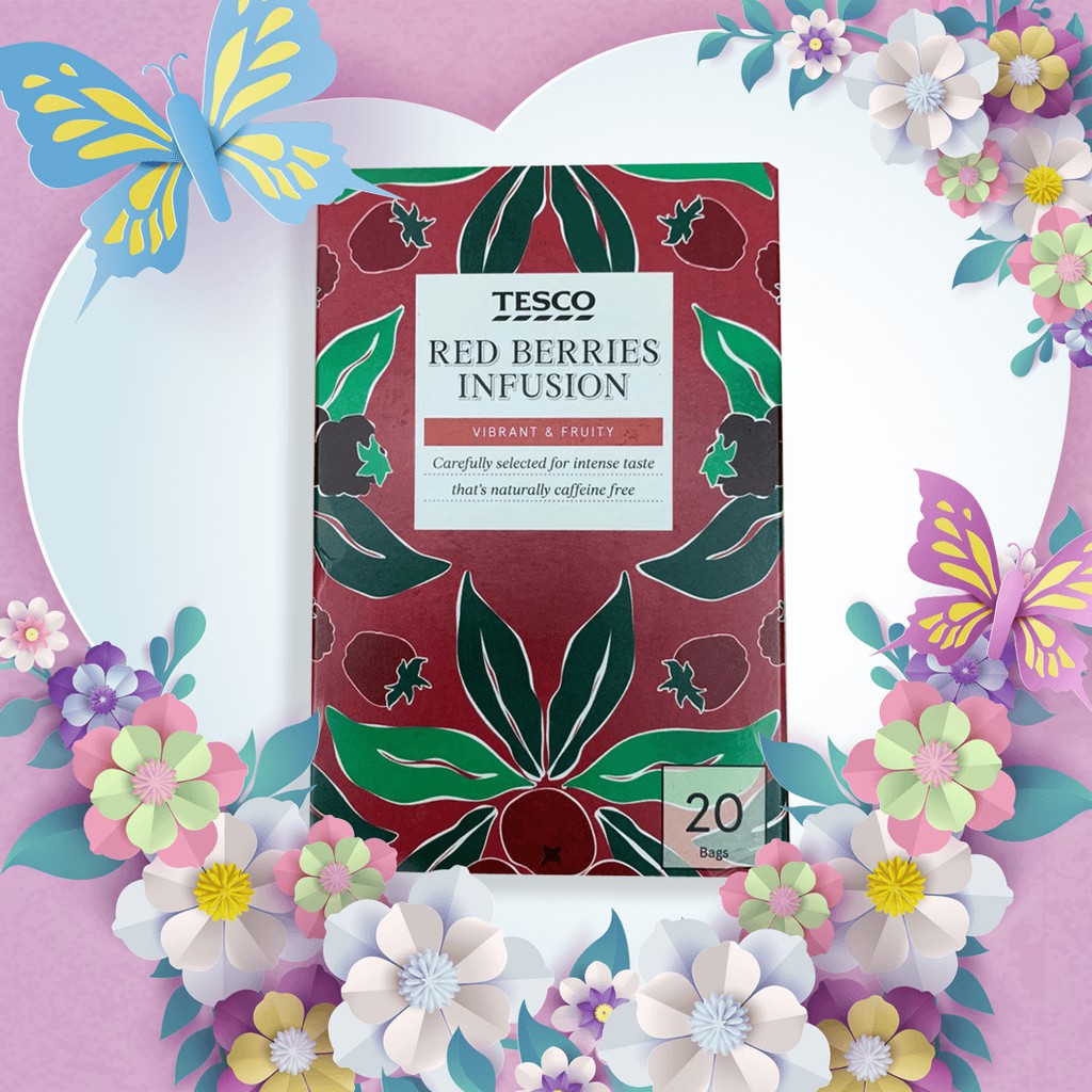 Tesco Red Berries Infusion 20 Teabags Shopee Philippines