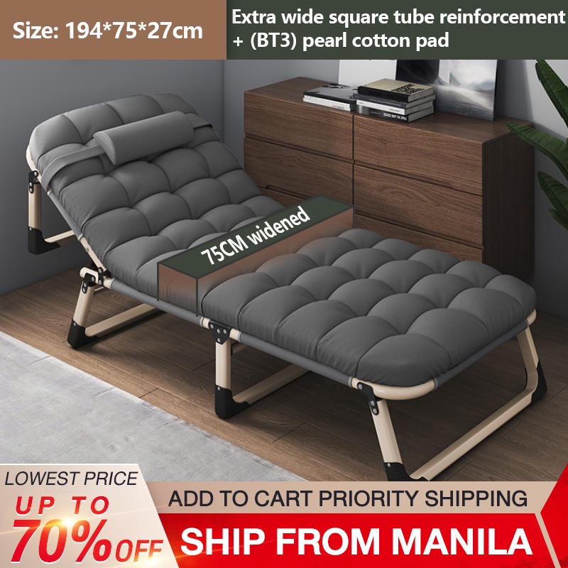 folding bed Folding bed family nap bed office recliner lunch break bed