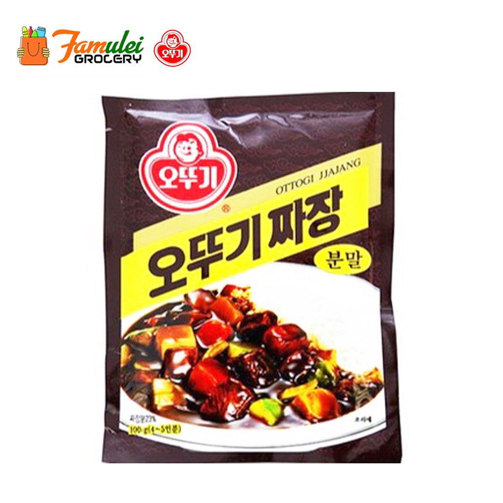 Ottogi Jjajang Black Bean Garu Powder 100g Shopee Philippines