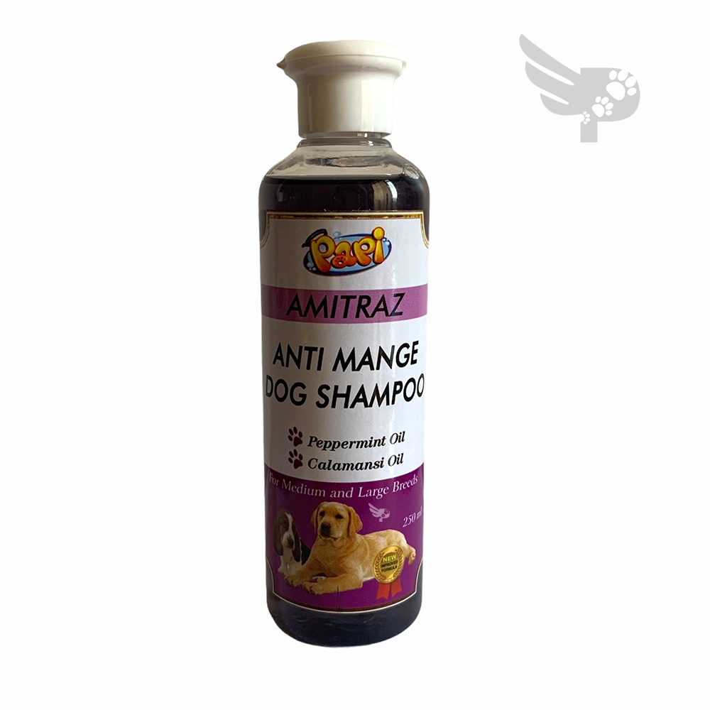 Papi Amitraz 250ml Anti Mange Dog Shampoo For Medium and Large