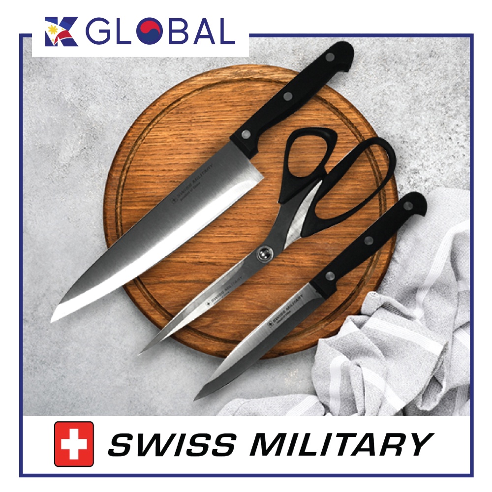 SwissMilitary Knife & Scissors Set Shopee Philippines