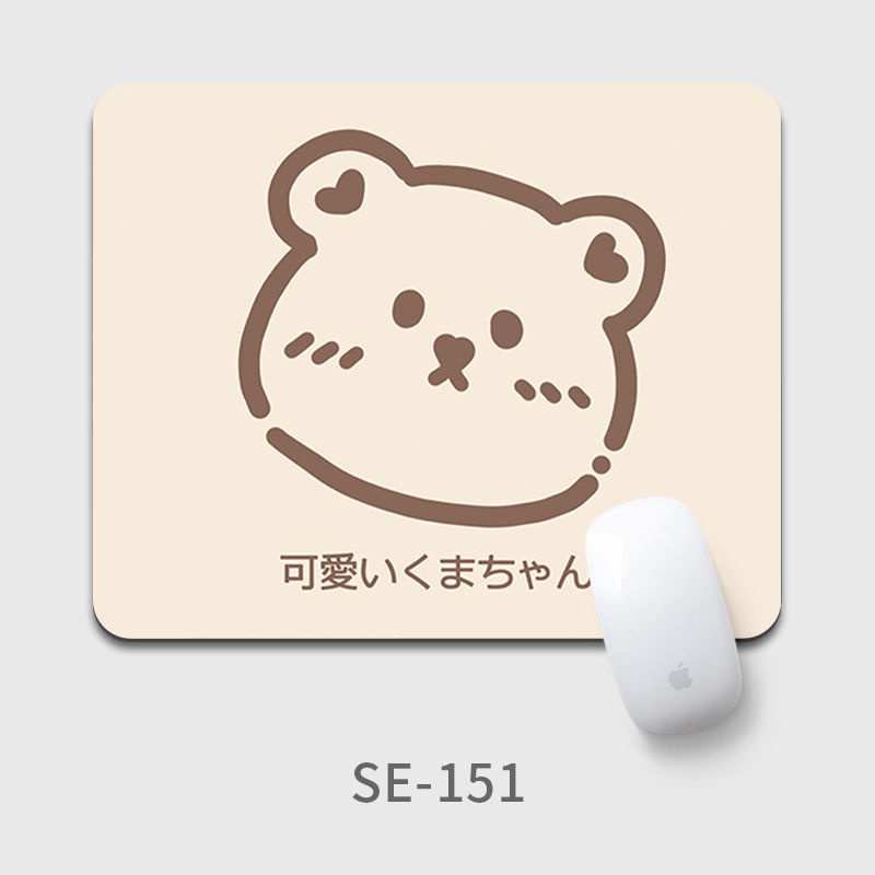 Cute Bear Cinnamon Dog Kuromi Melody Square Small Mouse Pad Girl Heart Cartoon Sanrio Cushion