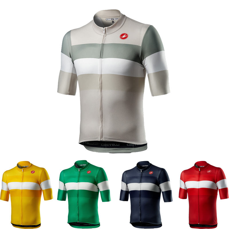 NEW style 5 COLOR Castelli Cycling Jersey AAA Grade New Quickdrying