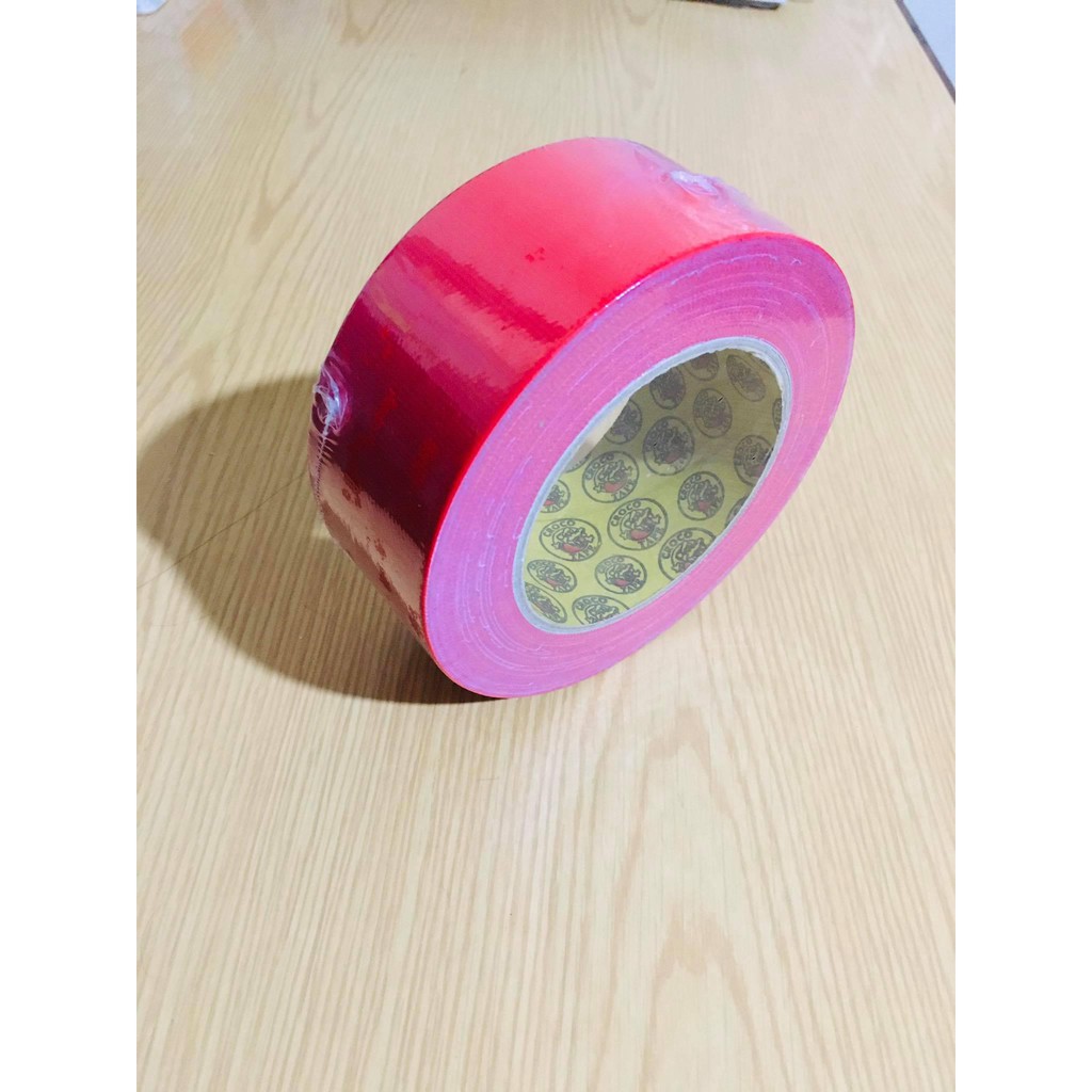 Colored Duct Tape Cloth 2"X25m (Red) Shopee Philippines