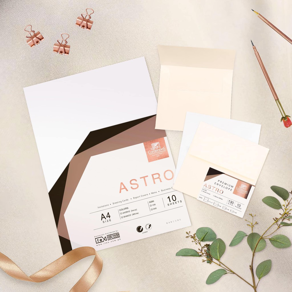 Astro Paperboard 240 gsm, Pack of 10s, matte paper board for wedding