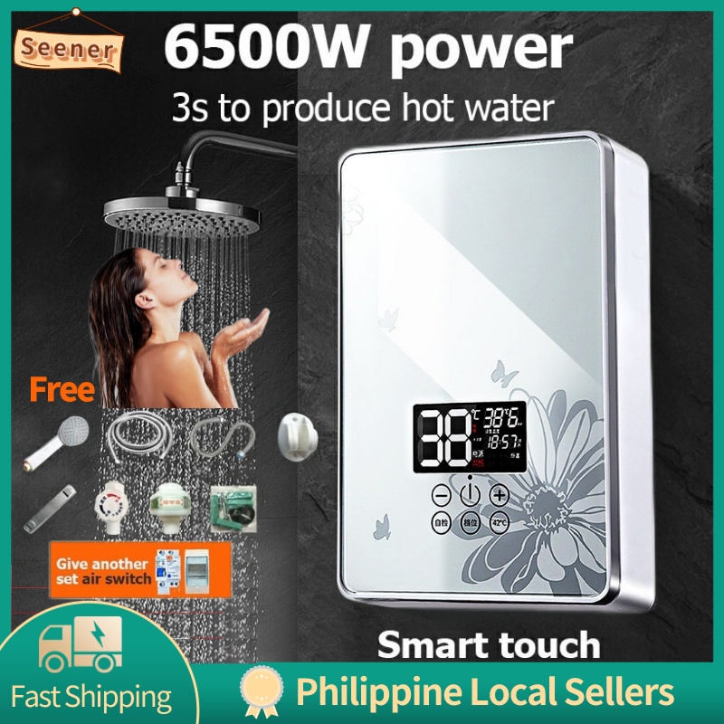 Water heater 6KW instant electric shower heater for bathroom set heater