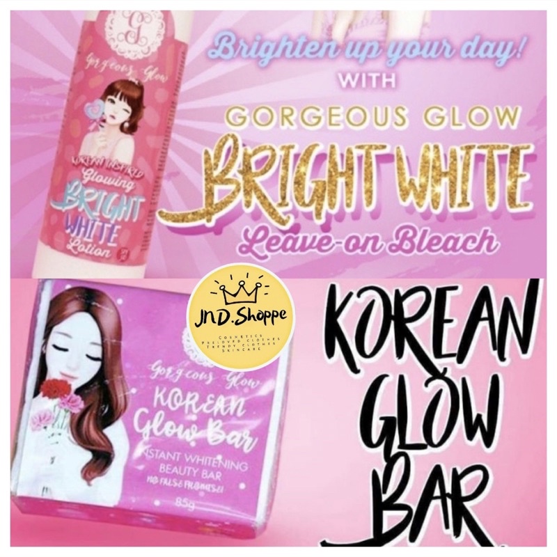 Glow KOREAN GLOW BAR SOAP / Bright White Leave On Bleach