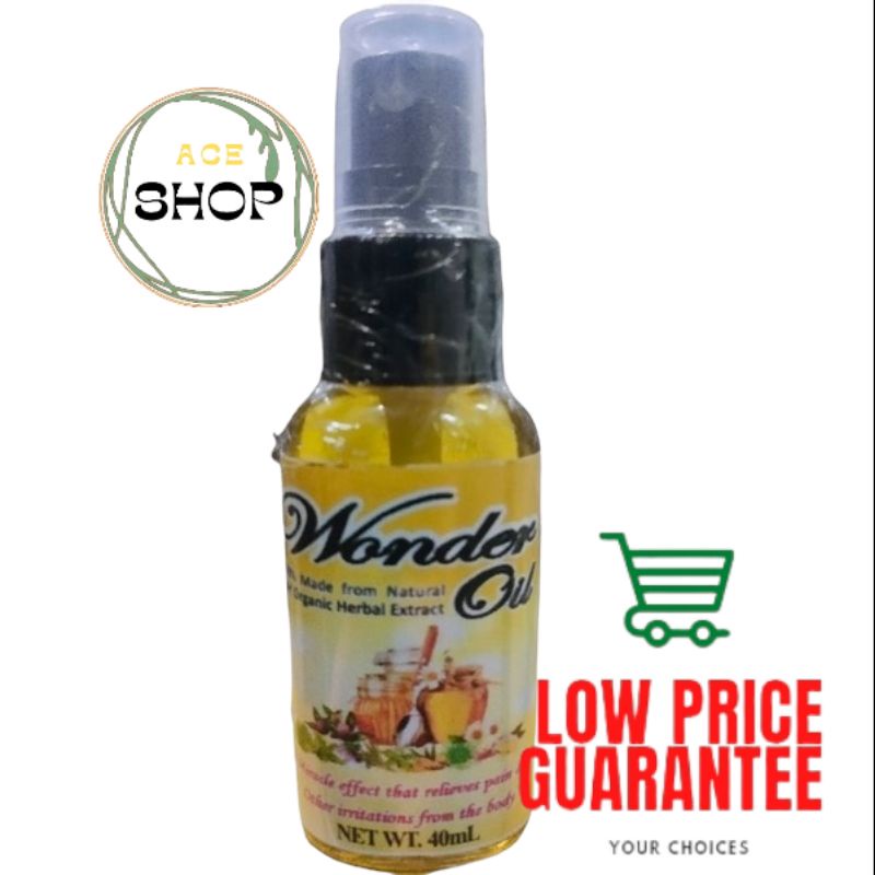 WONDER OIL 100 PERCENT MADE FROM NATURAL AND ORGANIC HERBAL EXTRACT