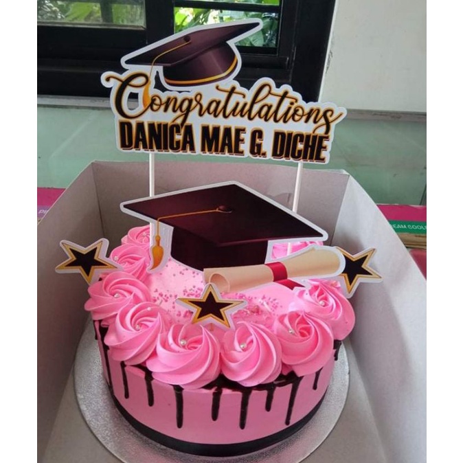 Graduation theme cake topper Shopee Philippines