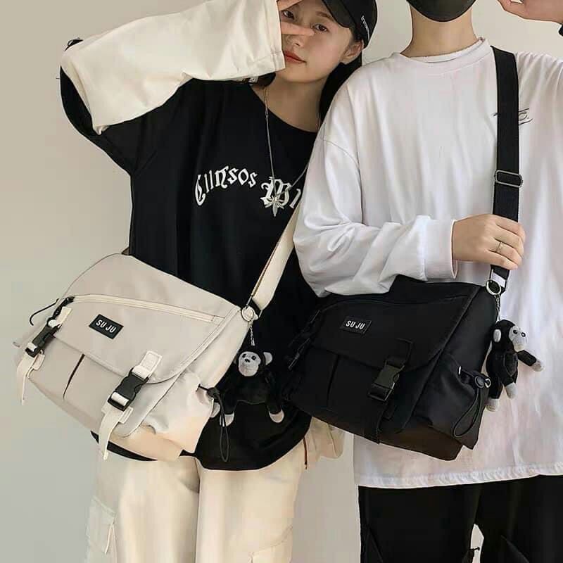 Korean Fashion Canvas CrossBags For School Students (suju) Shopee