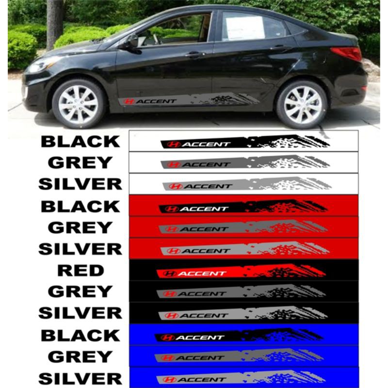 Hyundai Accent Car Sticker Design Shopee Philippines