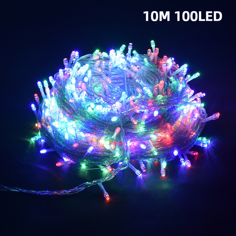 Xmas Outdoor christmas lights led string lights 10M 100LED Luces Decoracion fairy light holiday