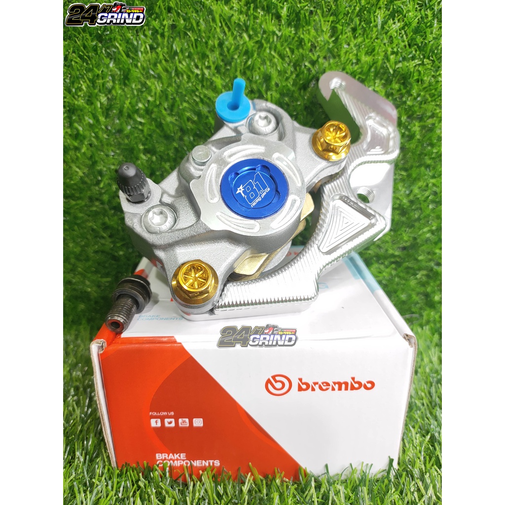 CALIPER FORMULA 8.1 YAMAHA AEROX 155 W/BRACKET & FREE HENG (GOLD BOLTS