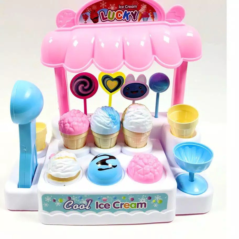 D0328 ICE CREAM CANDY HOUSE Toy Dynasty LI 1children's Toy ICE CREAM