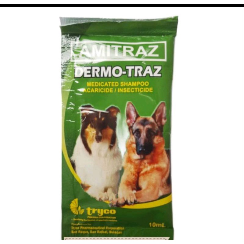 Dermo Traz medicated shampoo for dog 10ml (tryco) Shopee Philippines