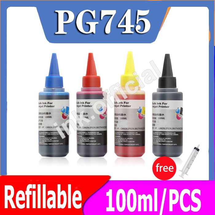 100ml ink refill for Canon iP2870 TS207 TS307 MG2470 MG2570 MG2570S