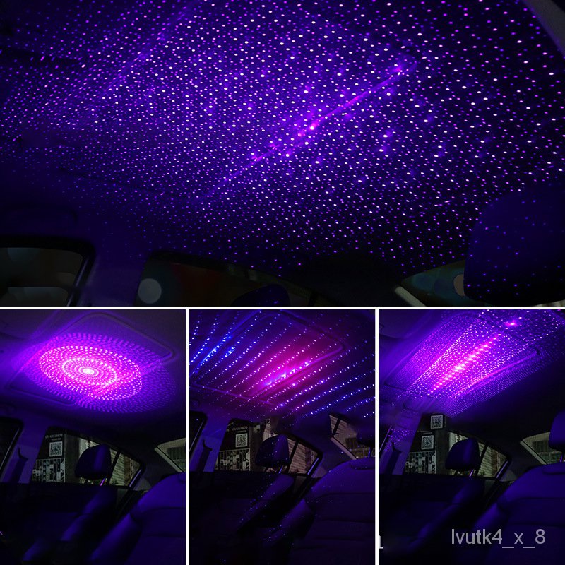 0HCz Car Roof Star Light Interior LED Starry Laser Atmosphere Ambient