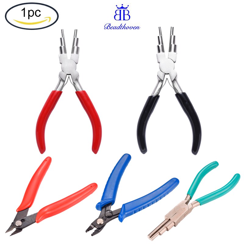 1PC 45 Carbon Steel Wire Wrapping Pliers 3step Wire Looping Forming