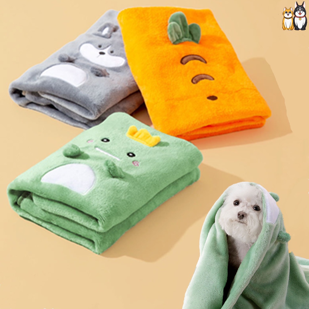Cartoon cute pet blanket/all seasons cute flange pet blankets/dog