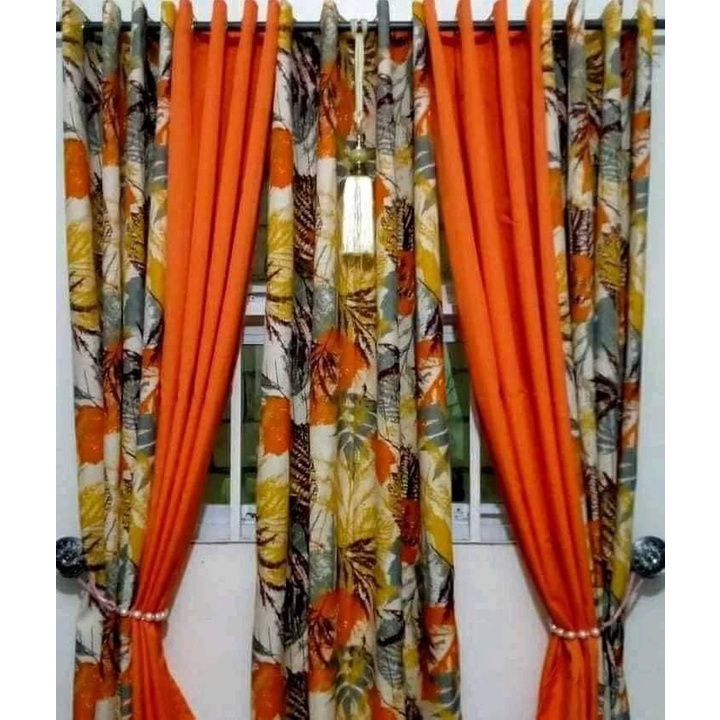 5in1 Elegant Curtains (Cretona anf Katrina Fabrics) Shopee Philippines