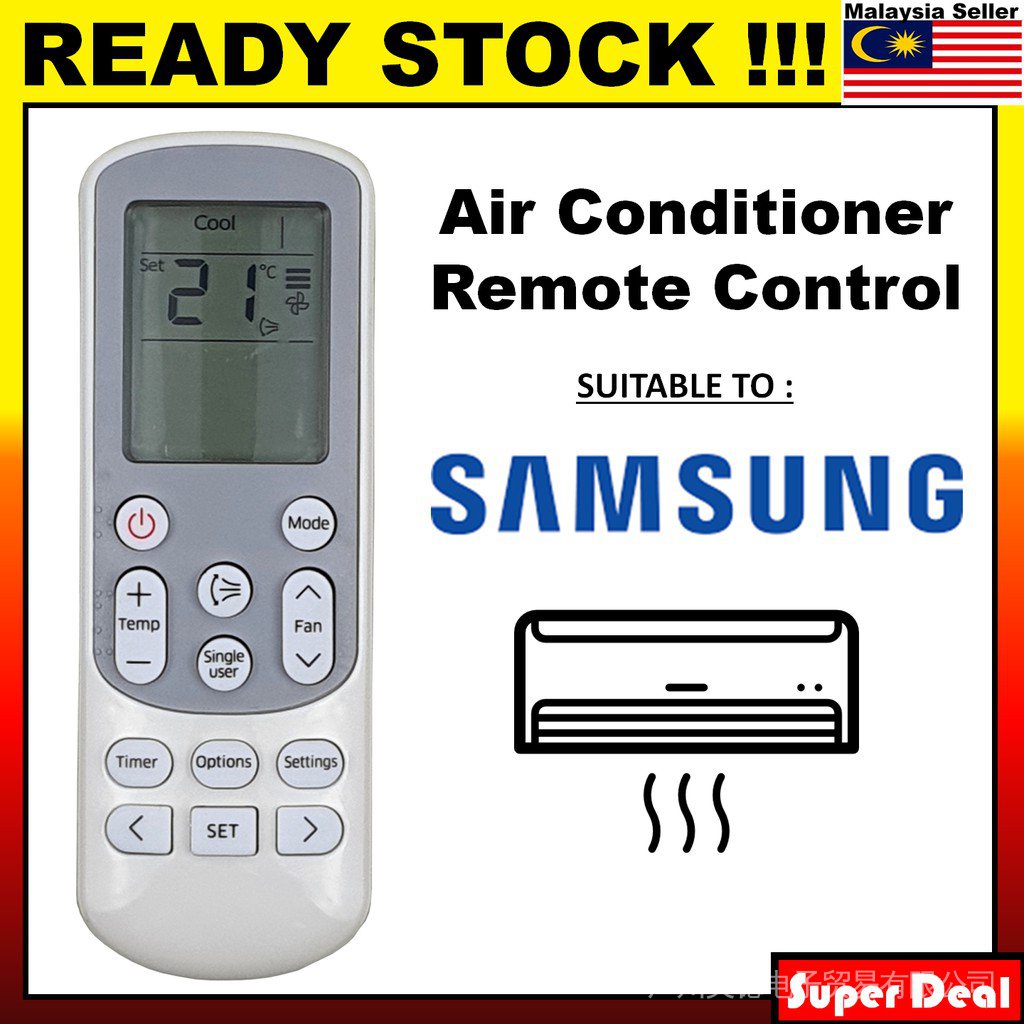 Samsung air cond aircon aircond air conditioner remote control
