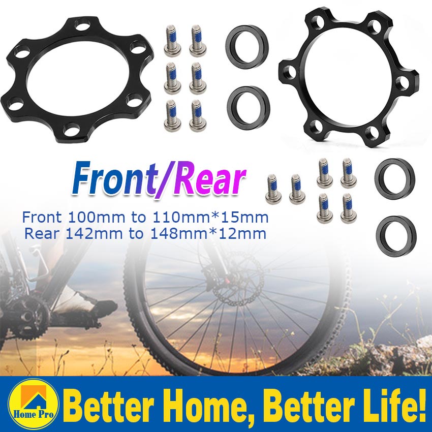 Bicycle Boost Hubs Adaptor Rear/Front Bike Front Boost Hub Adapter Kit