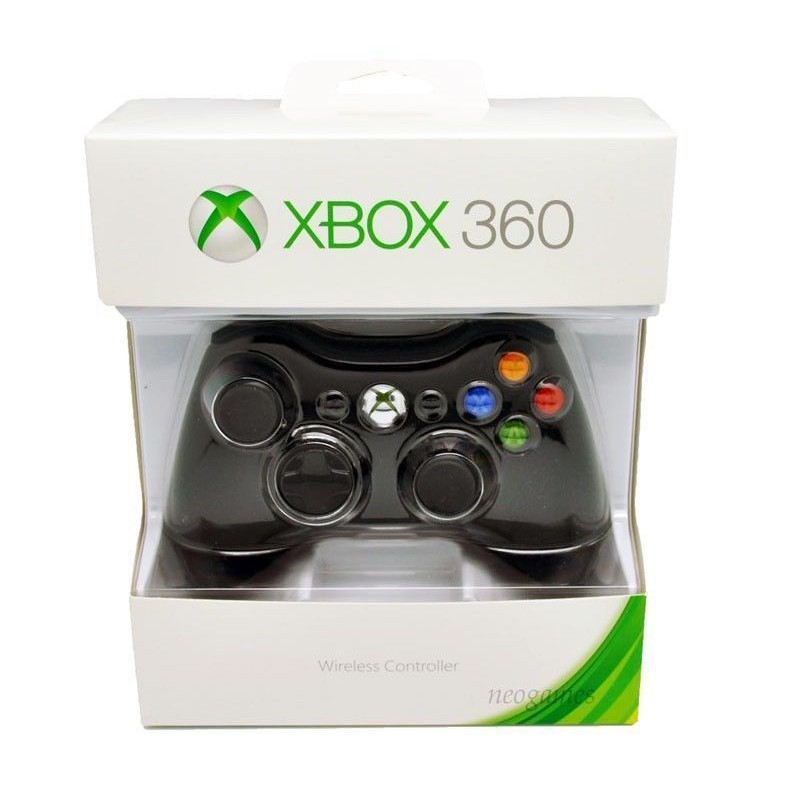 Official Microsoft Xbox 360 Wireless Controller (BLACK) NEW Shopee