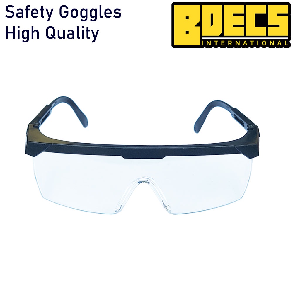 Safety Goggle Eye Shield Clear Eye View High Quality Adult Size Industrial Use 1pc I Bdecs