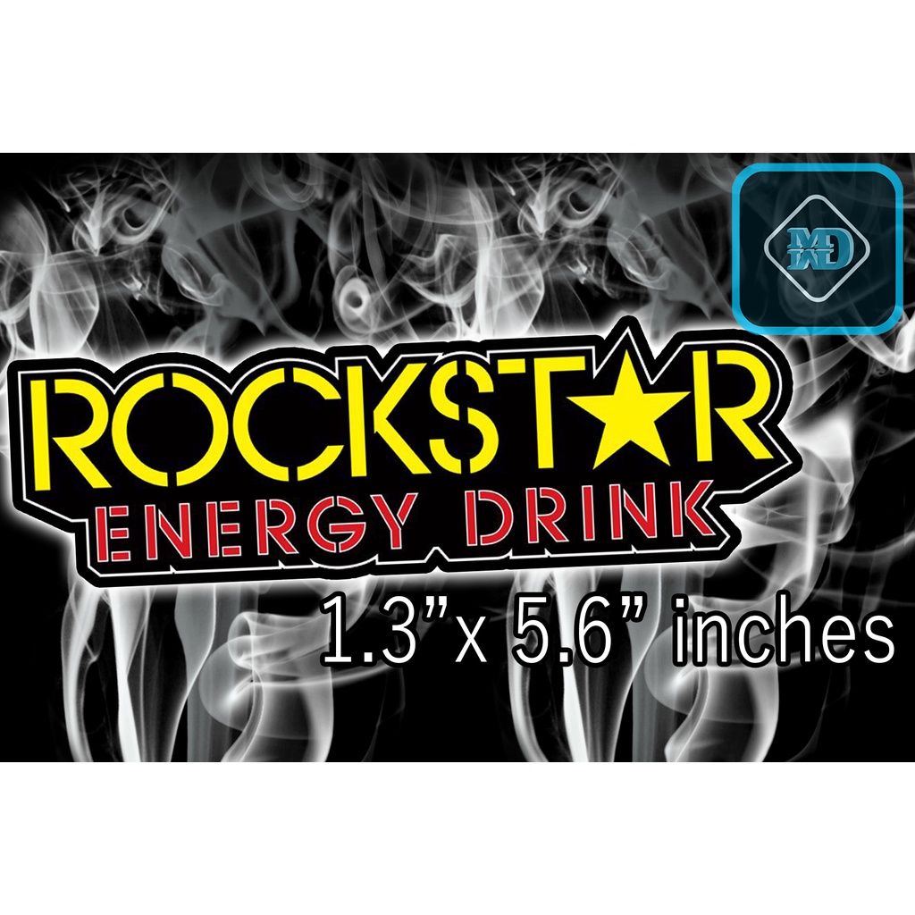 Rockstar Energy Stickers, Outdoor Laminated Stickers Shopee Philippines