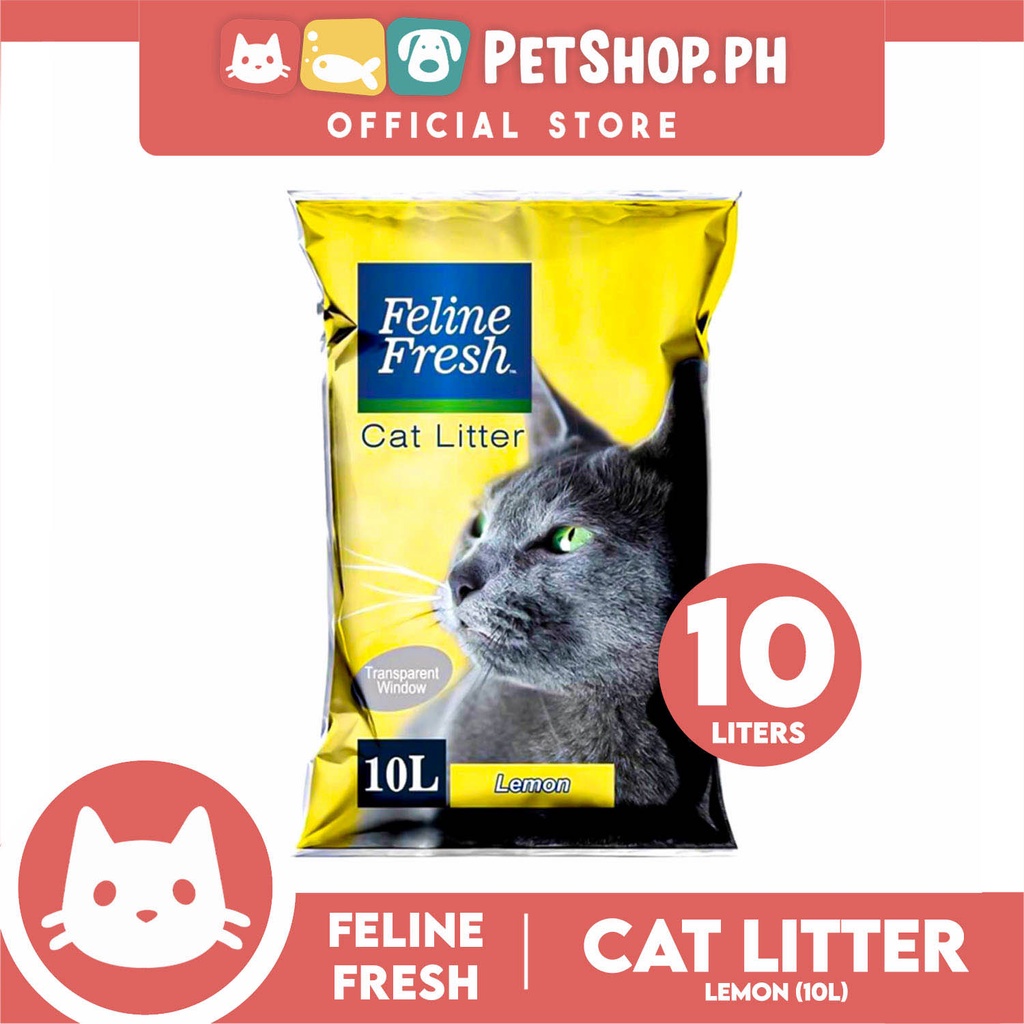 Feline Fresh Cat Litter Sand 10 Liters (Lemon Scent) Shopee Philippines
