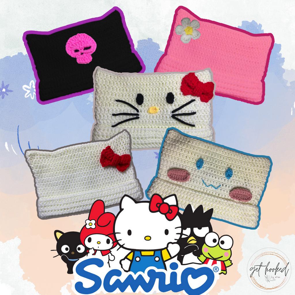 Sanrio Cat Beanies Crochet (Hello Kitty, Cinnamoroll, My Melody, Kuromi
