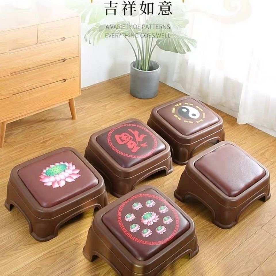 Kneeling Stool Worship Chair Temple Supplies Buddhist Taoism Mat Futon