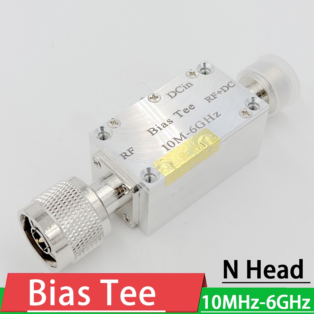 N Head Bias Tee 10MHz6GHz RF Biaser Broadband Feeder RF Blocker