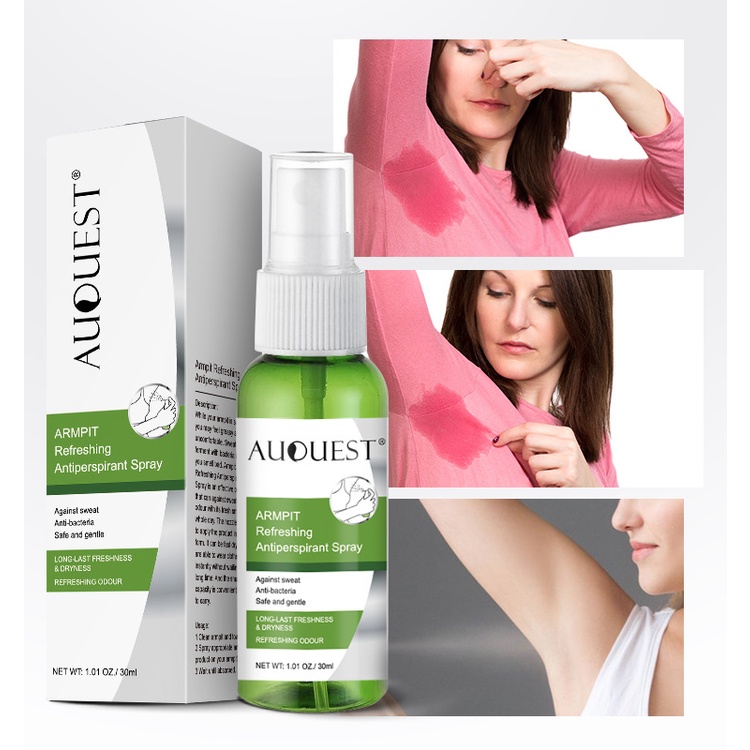 Easily Remove Body Odor AUQUEST Antiperspirant And Deodorant Spray Body Antiperspirant Spray