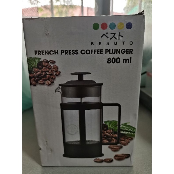 BESUTO French Press Coffee Plunger 800mL Shopee Philippines