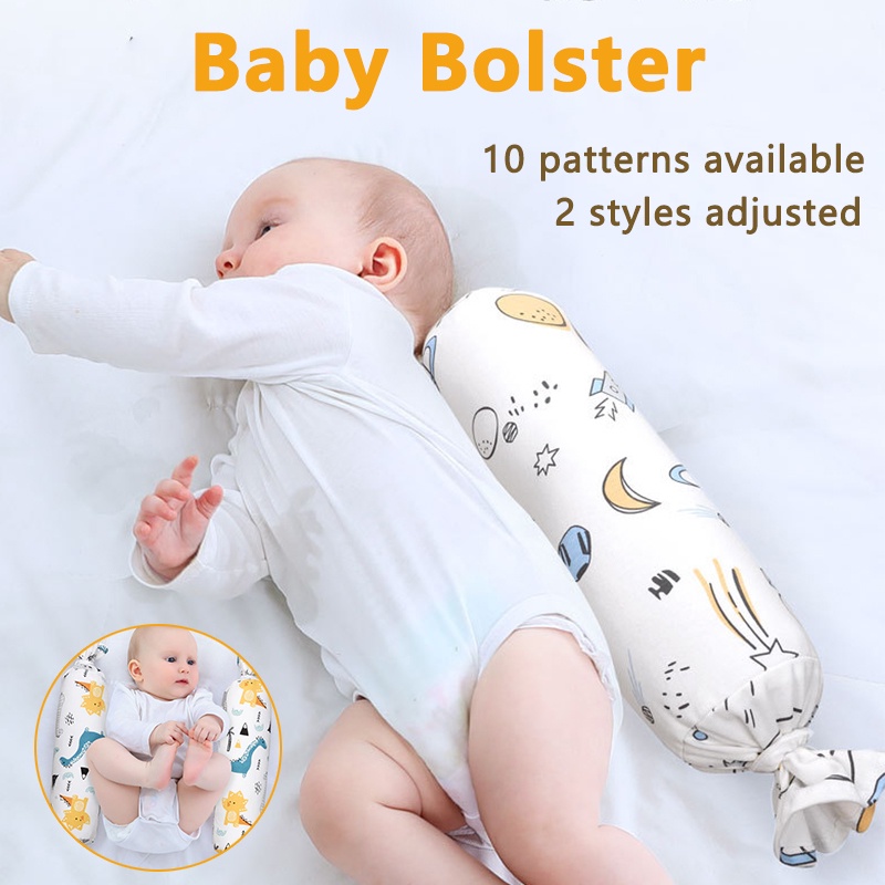 Children Bolster Pure Cotton Baby Side Sleeping Pillow Anti Vomiting