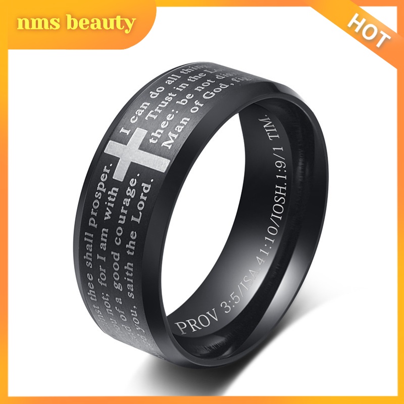 Titanium Steel Philip Ring Titanium steelChristian Church Ring