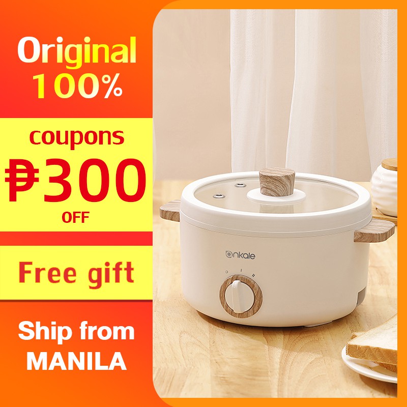 IHOME Nonstick Hot Pot Electric Multi cooker Multifunctional Cooking