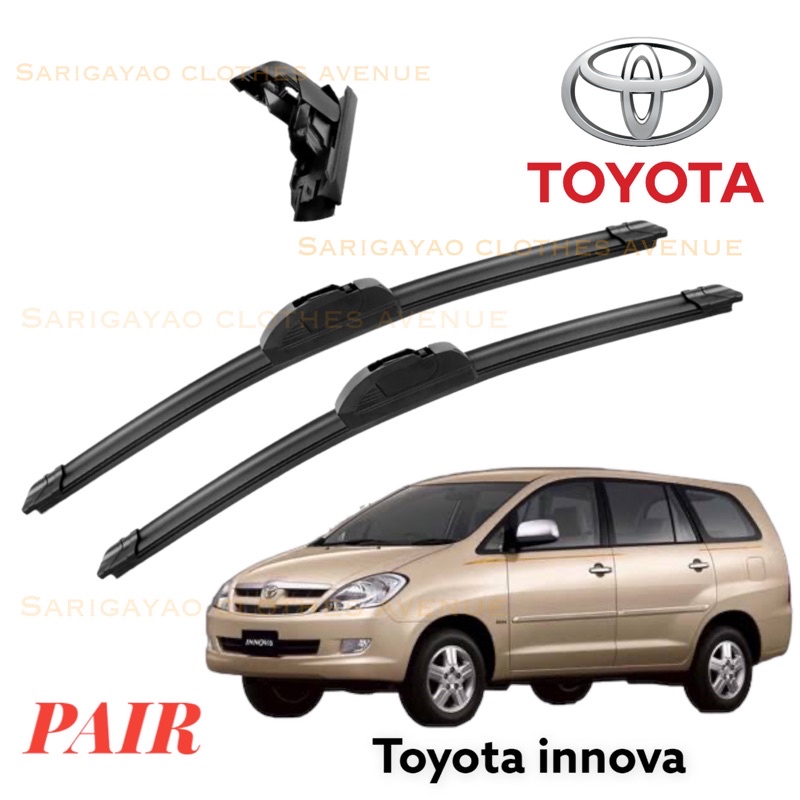 toyota innova wiper blade banana type 2005 2006 2007 2008 2009 2010 2011 2012 2013 2014 2015