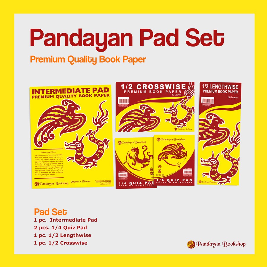 Pandayan Intermediate Paper Pad Set (All 80 Leaves) Shopee Philippines