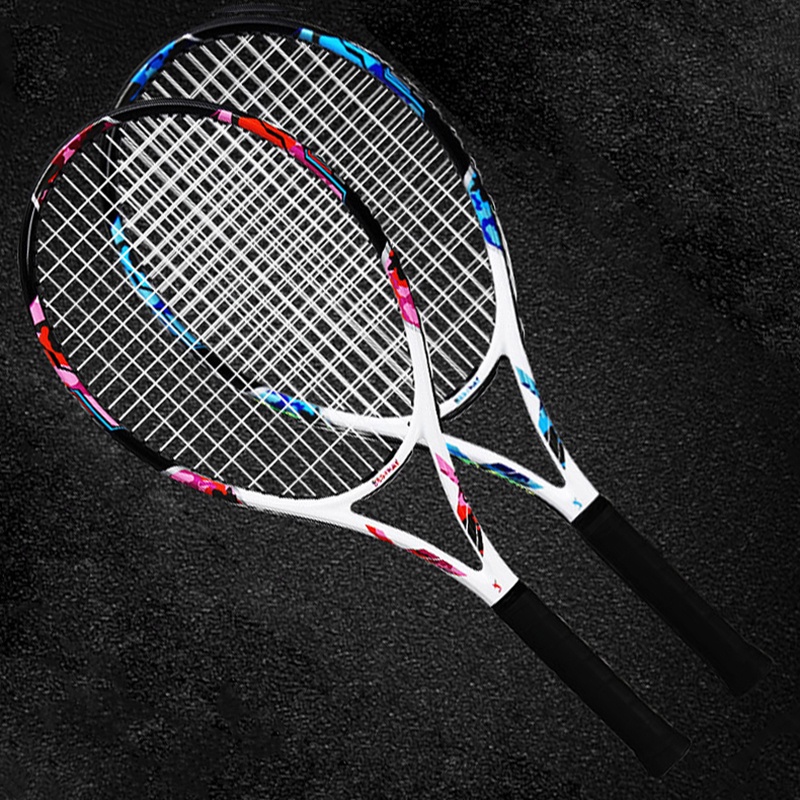 Professional Carbon Tennis Rackets Strings Bags 102SqIn Training