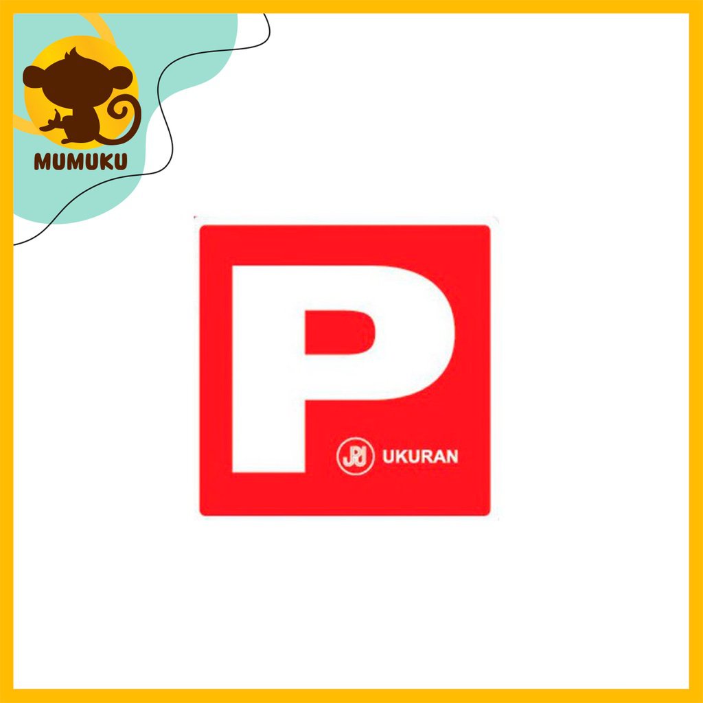 Ready Stock Car Sticker ehailing oku sticker P Car Kereta Motor Bike