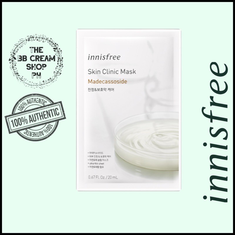 INNISFREE Skin Clinic Mask Madecassoside 20ml Shopee Philippines