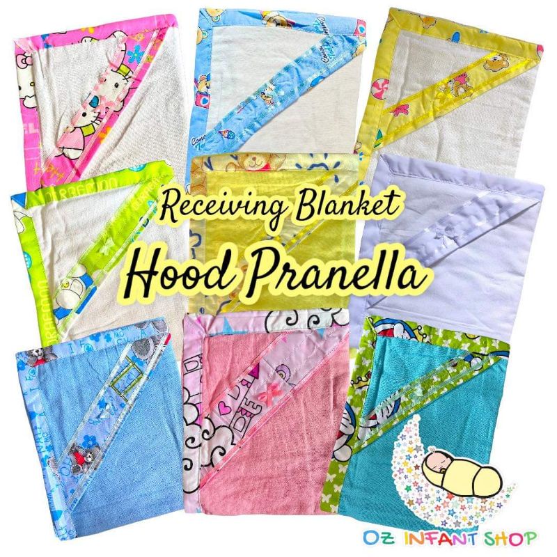 Receiving Blanket Hood Pranella for Newborn Infant Baby Shopee